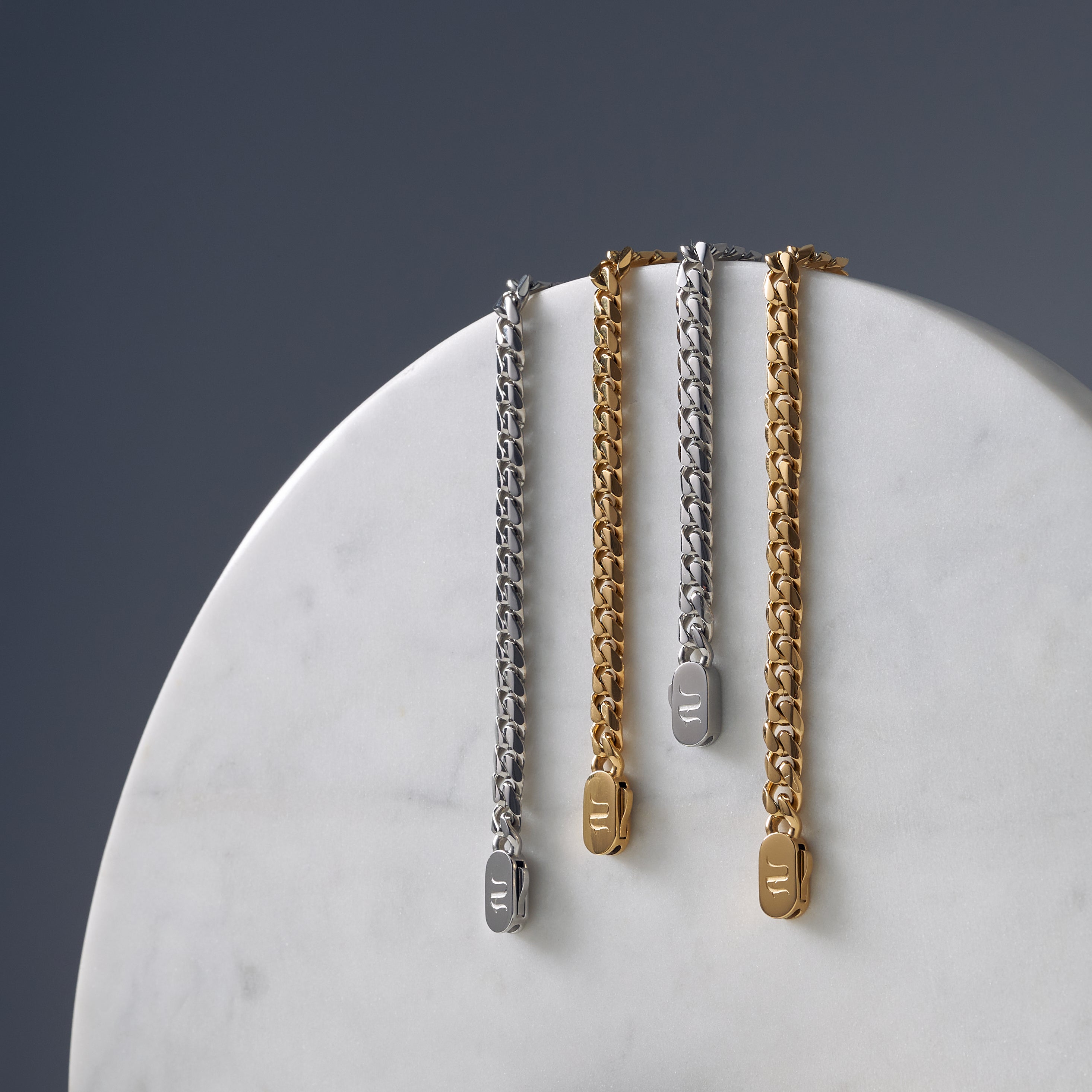 silver chain designs men's