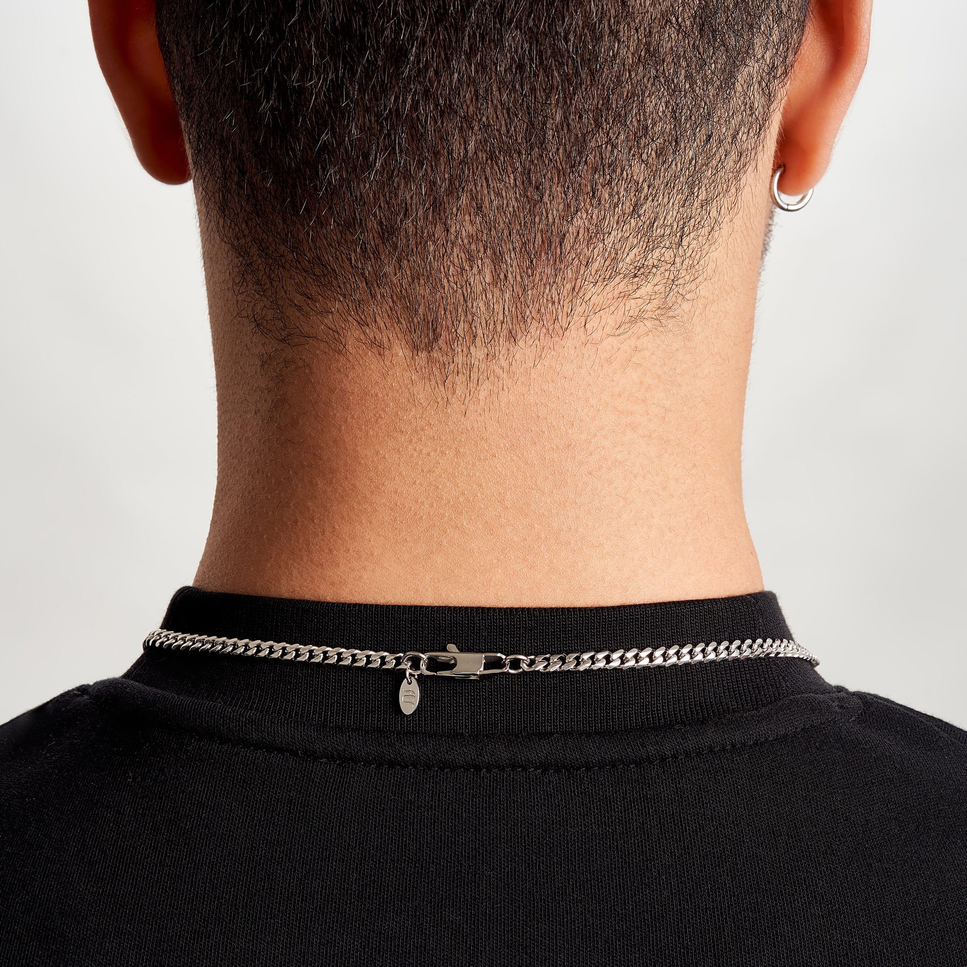 Silver Cuban Link Chain 4 mm Apollo Untold Men's Jewellery