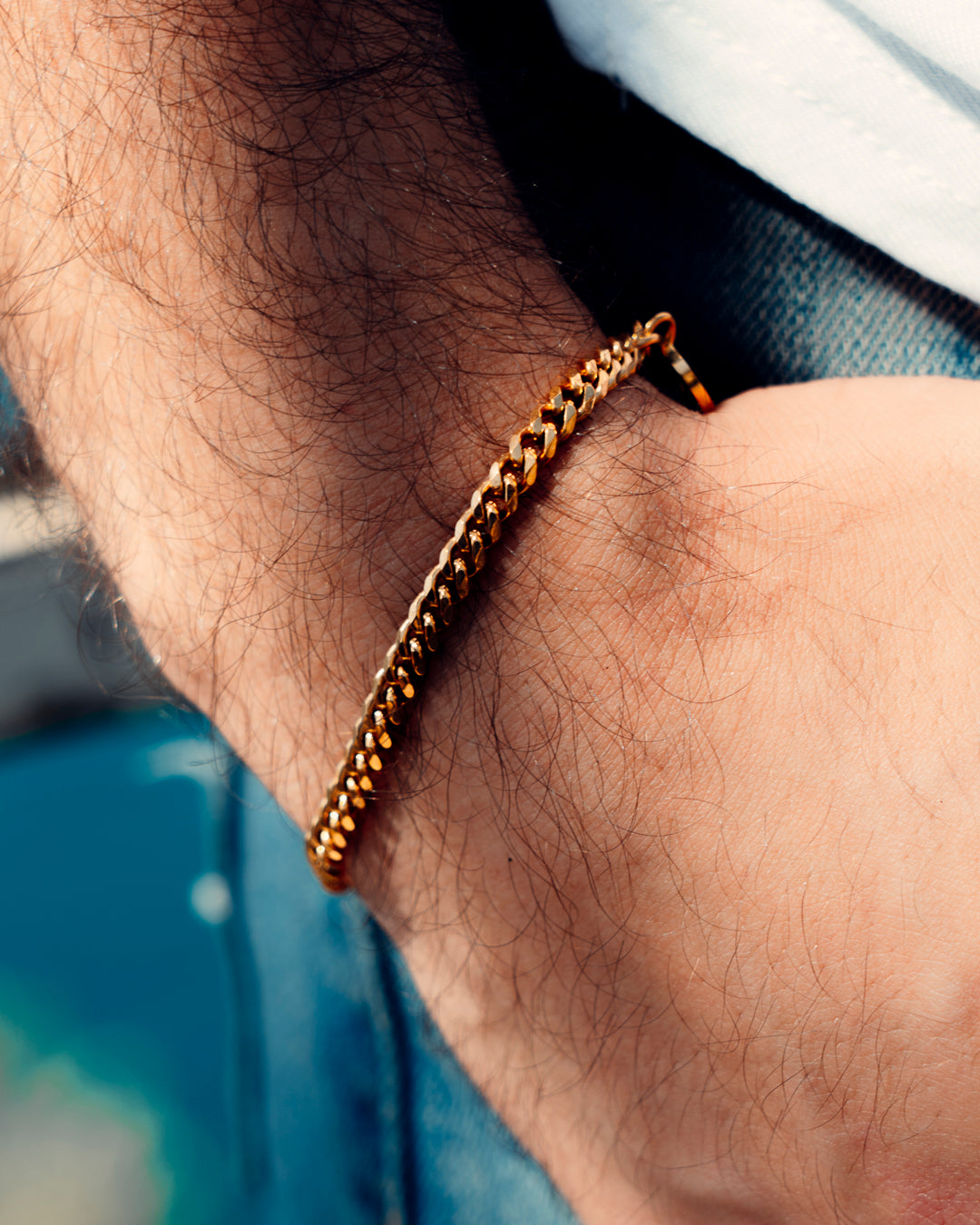 Mens Gold Bracelet