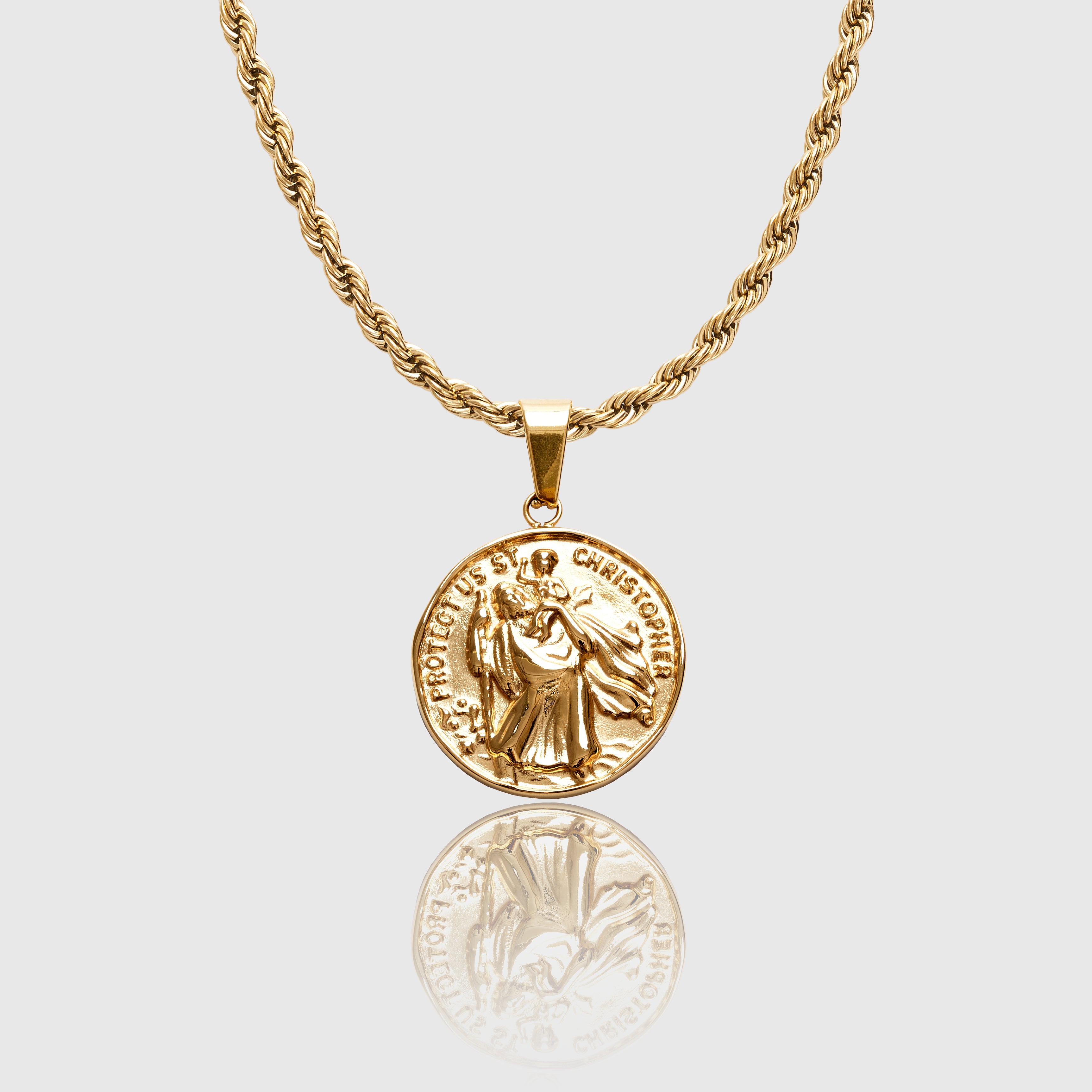 St christopher protect sales us necklace