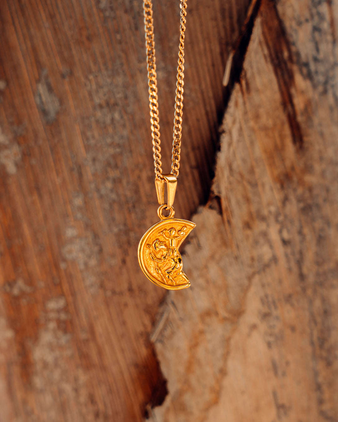 gold st christopher necklace st christopher pendant