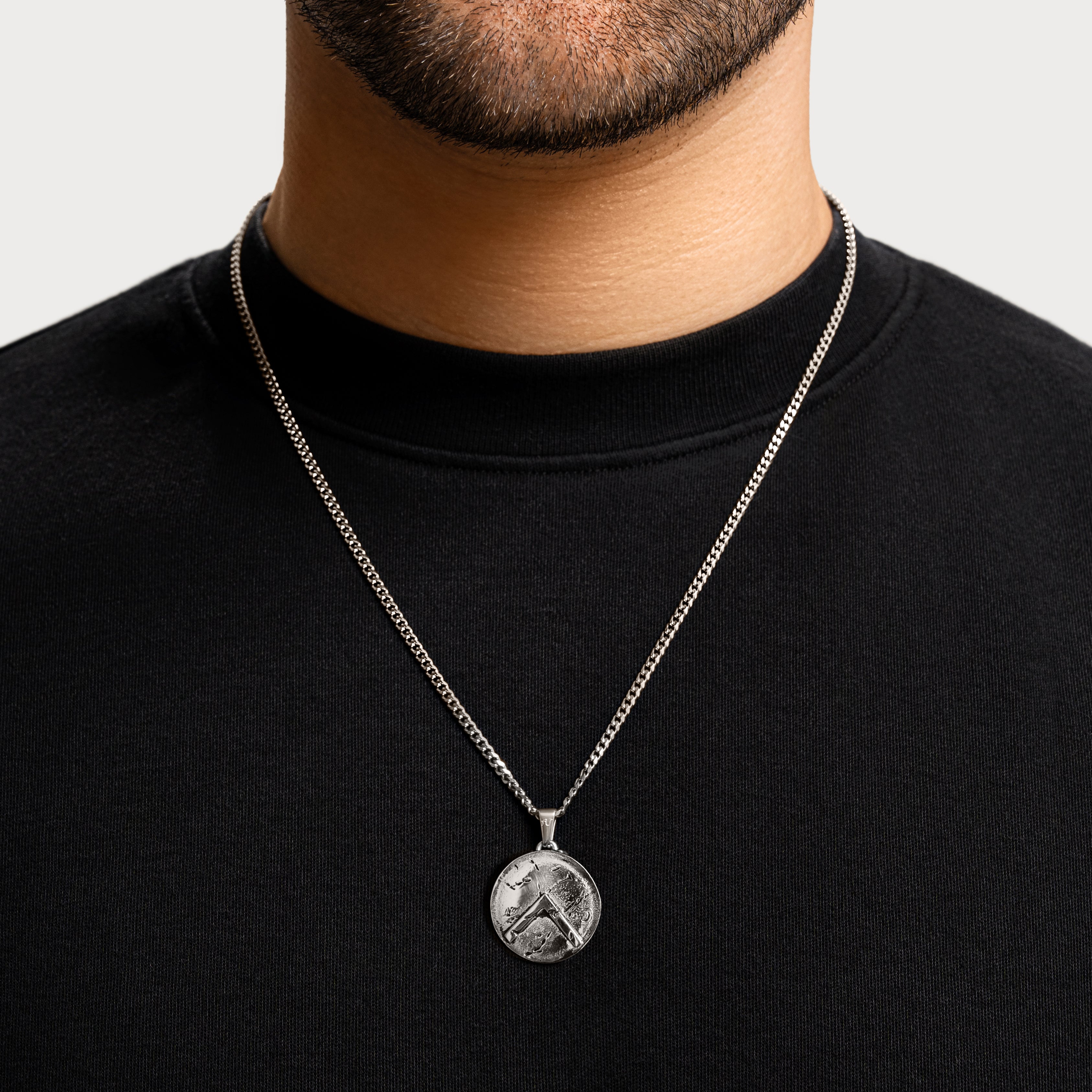 Spartan Shield Necklace