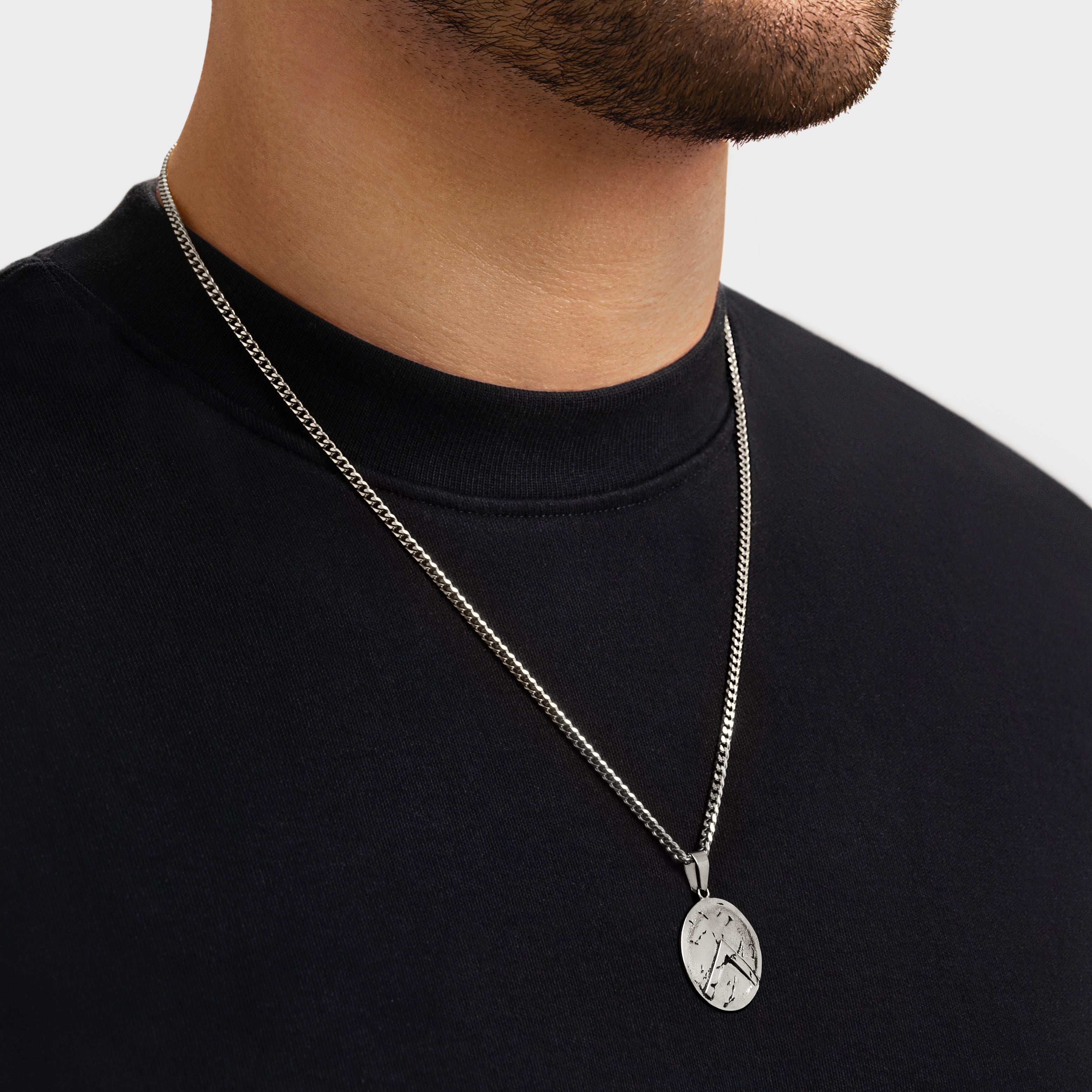 Spartan Shield Necklace