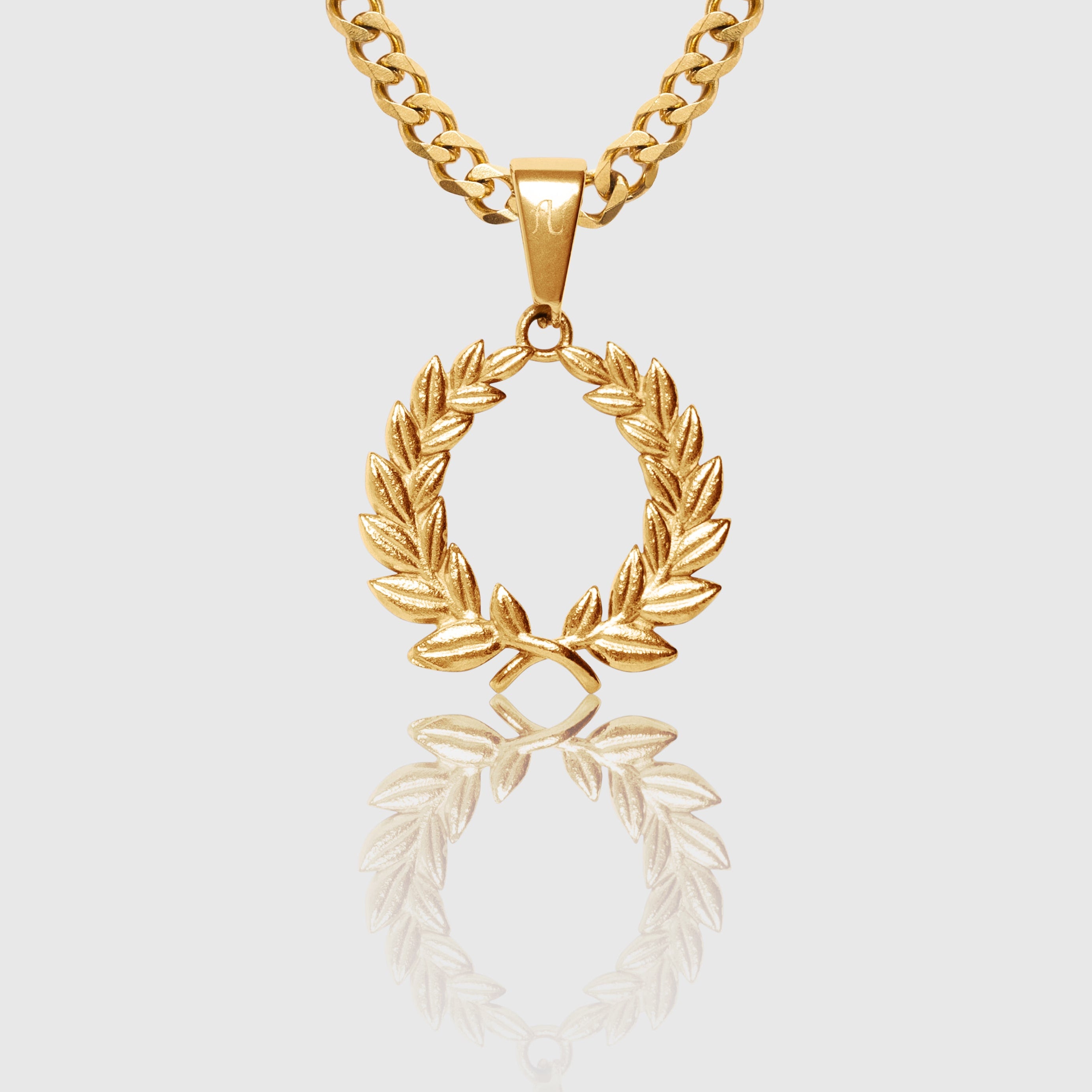 Gold Laurel Wreath Necklace