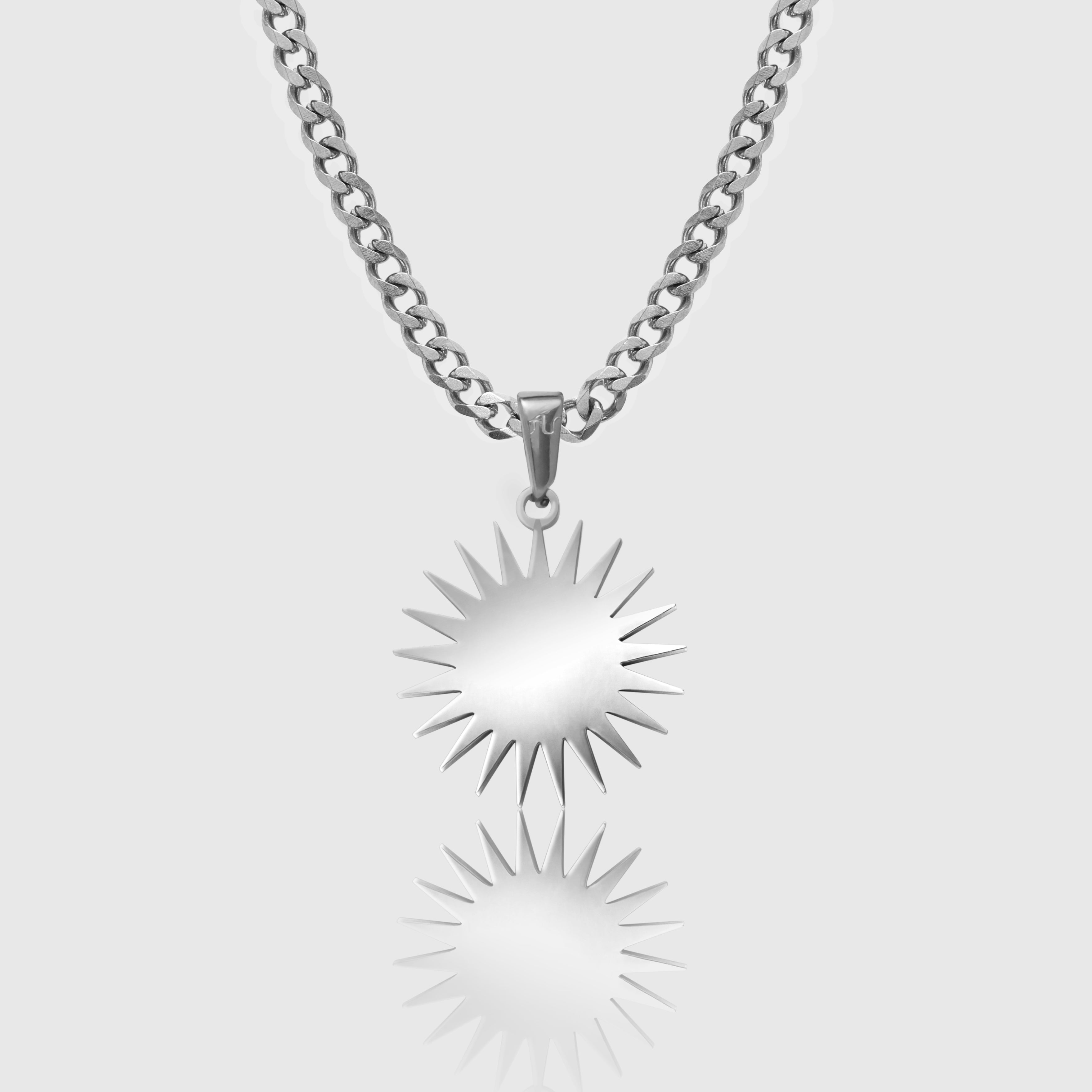 Silver Sun Necklace
