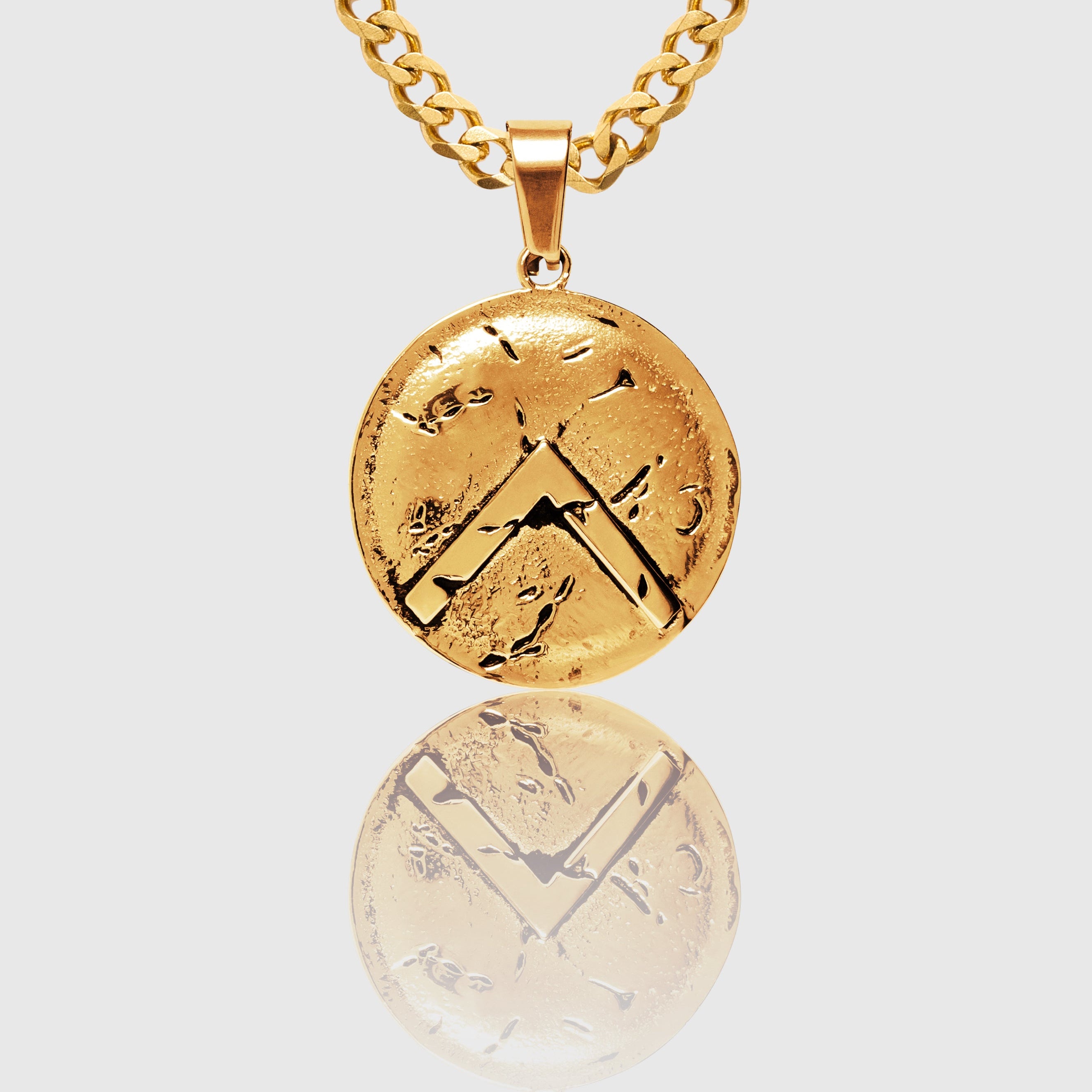 Gold Spartan Shield