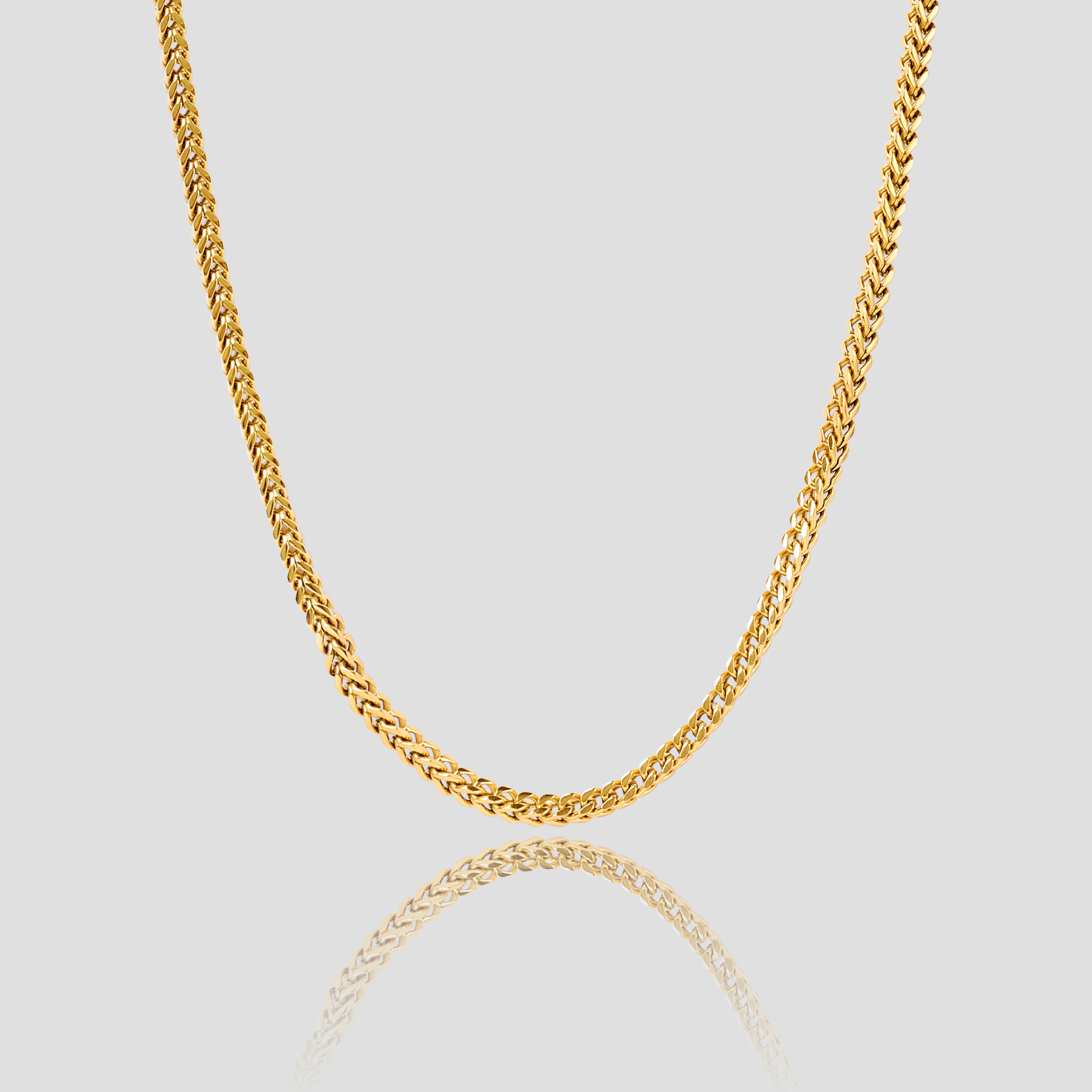 Gold Flower Basket Chain