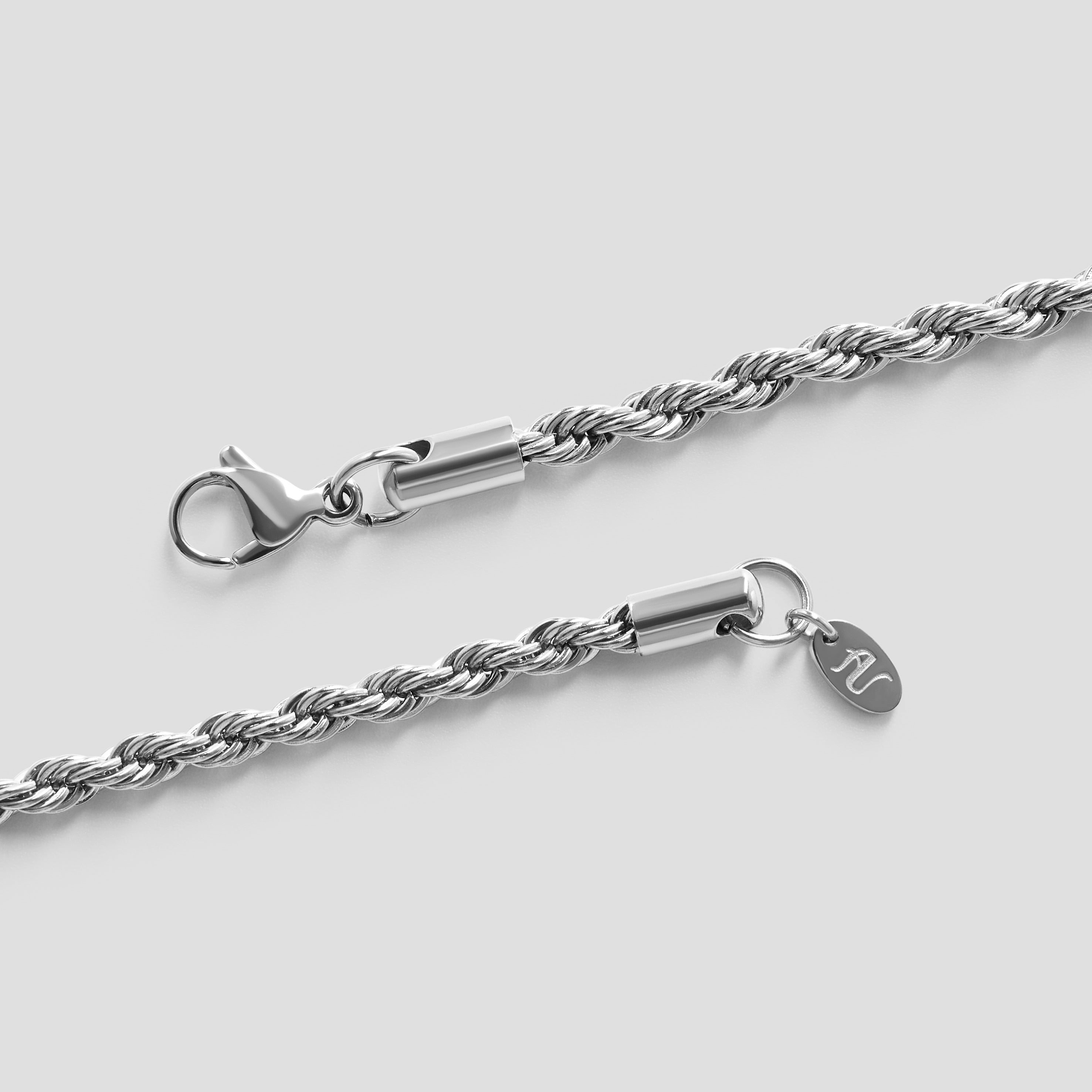 Silver Rope Bracelet