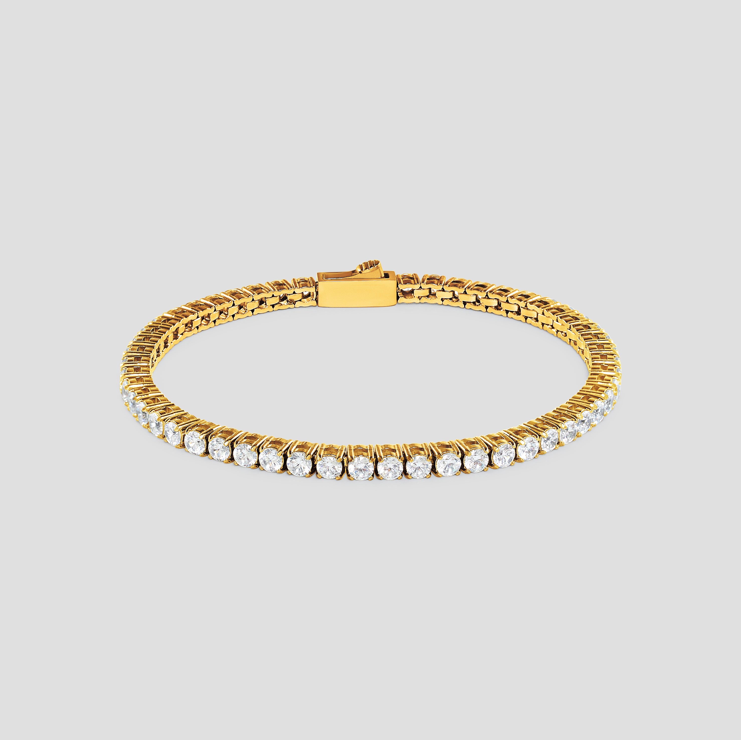 Gold Tennis Bracelet