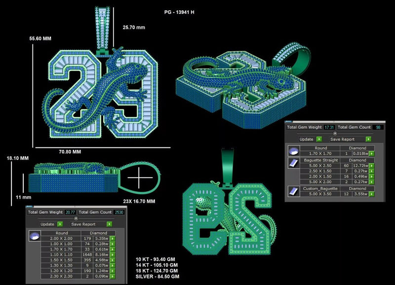 Custom Jewelry Samples
