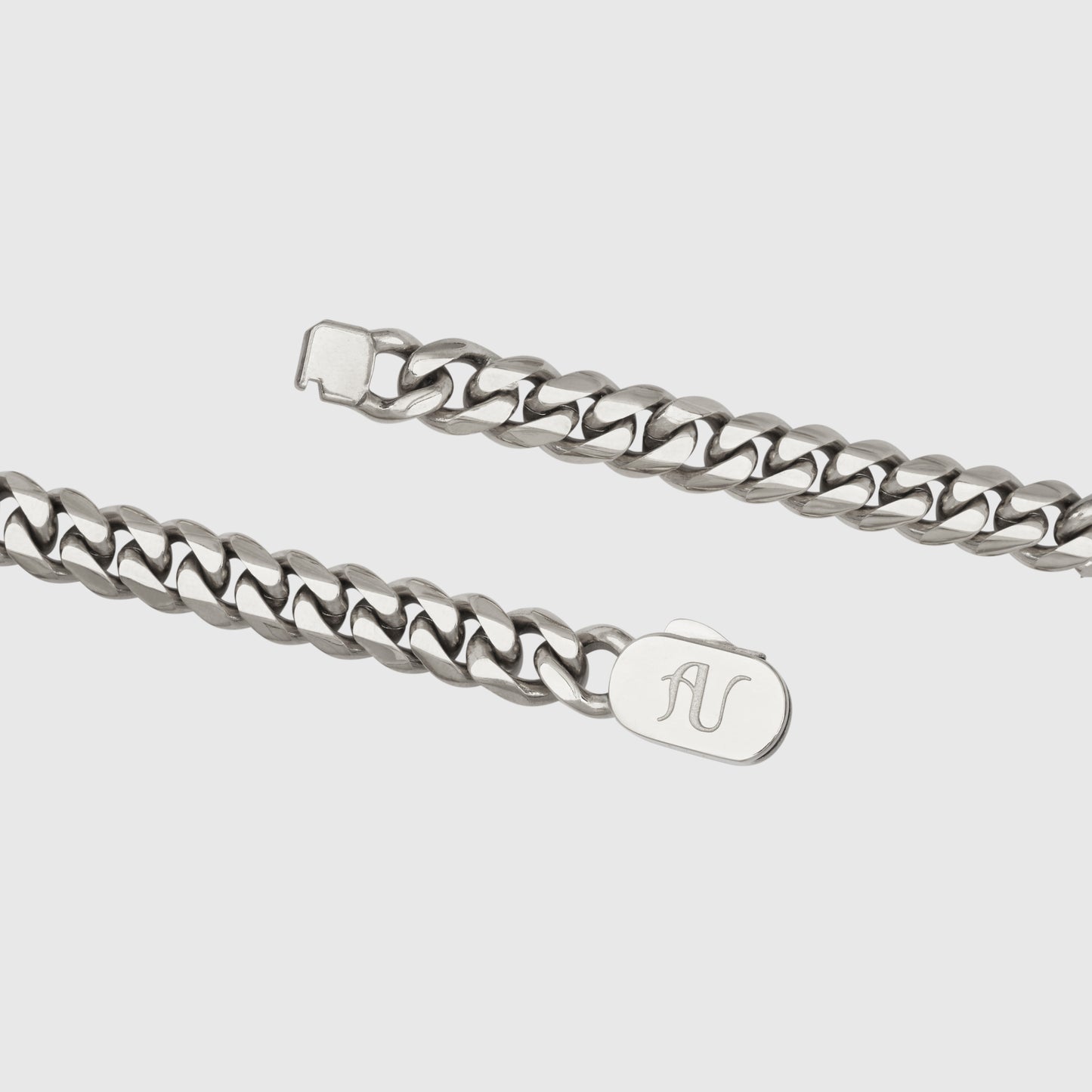 mens silver chains silver cuban link chain