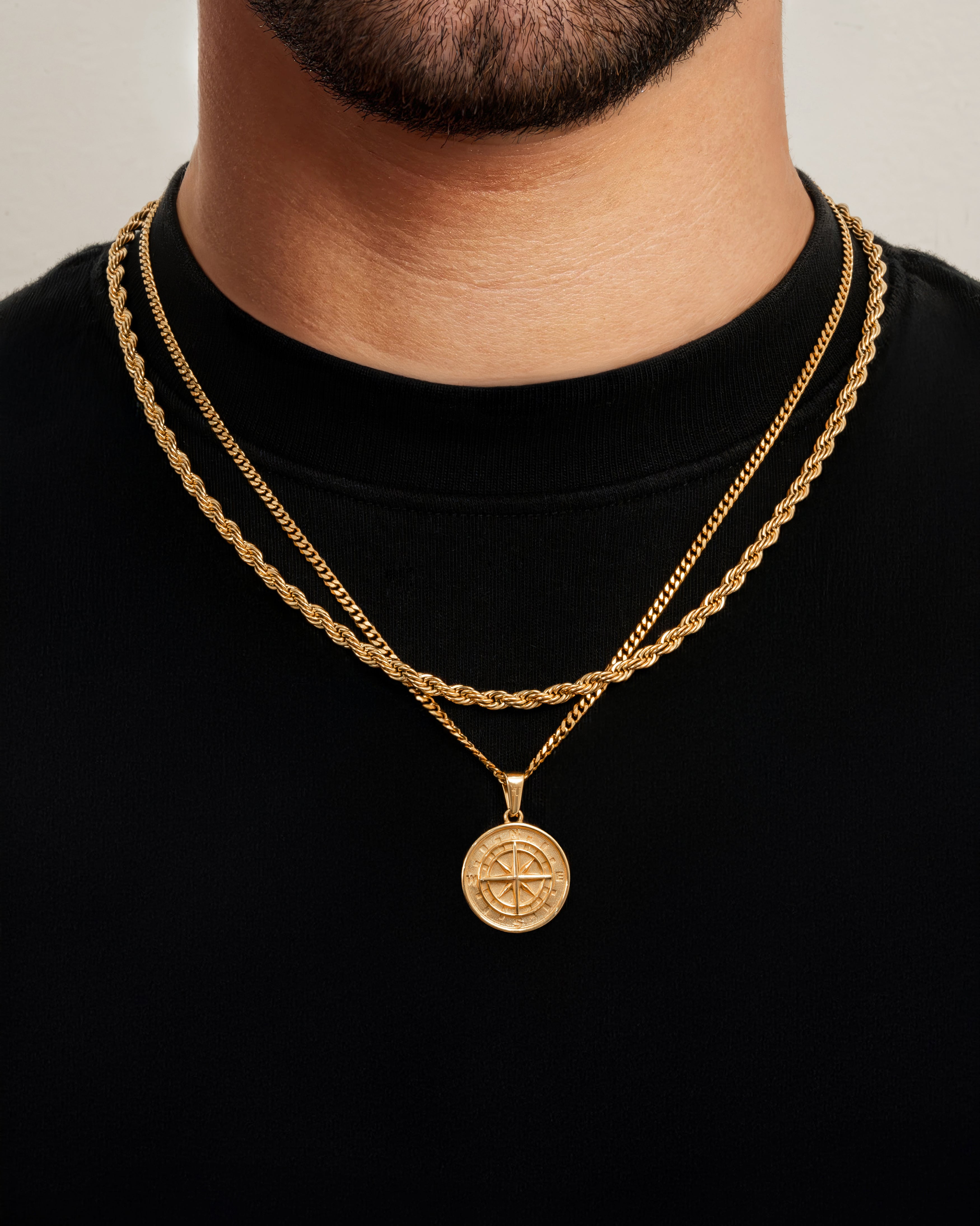 Vyrobte si vlastní sadu - přívěsek a řetízek (zlatý)