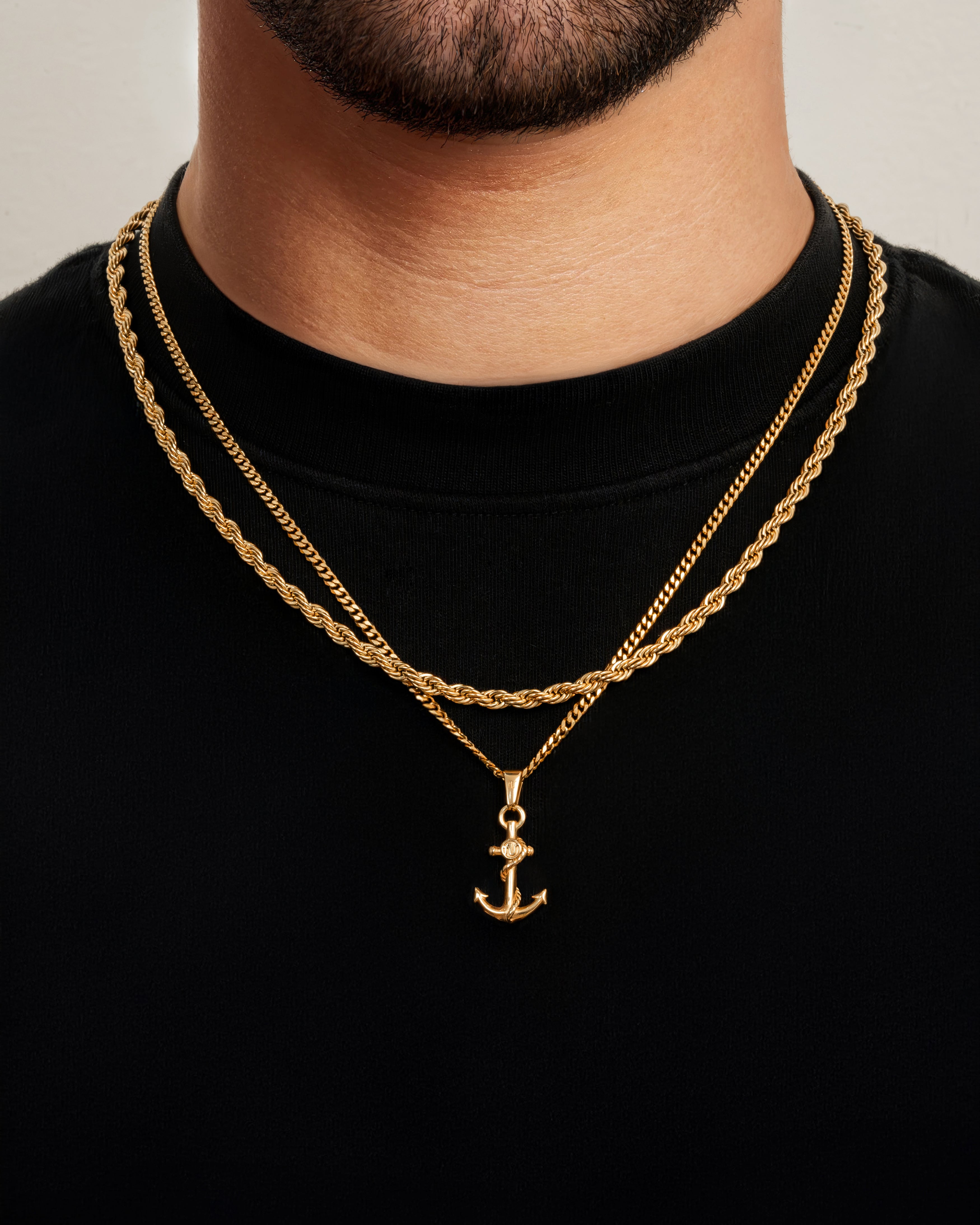 Vyrobte si vlastní sadu - přívěsek a řetízek (zlatý)