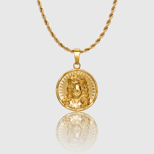 Jesus Necklace Gold