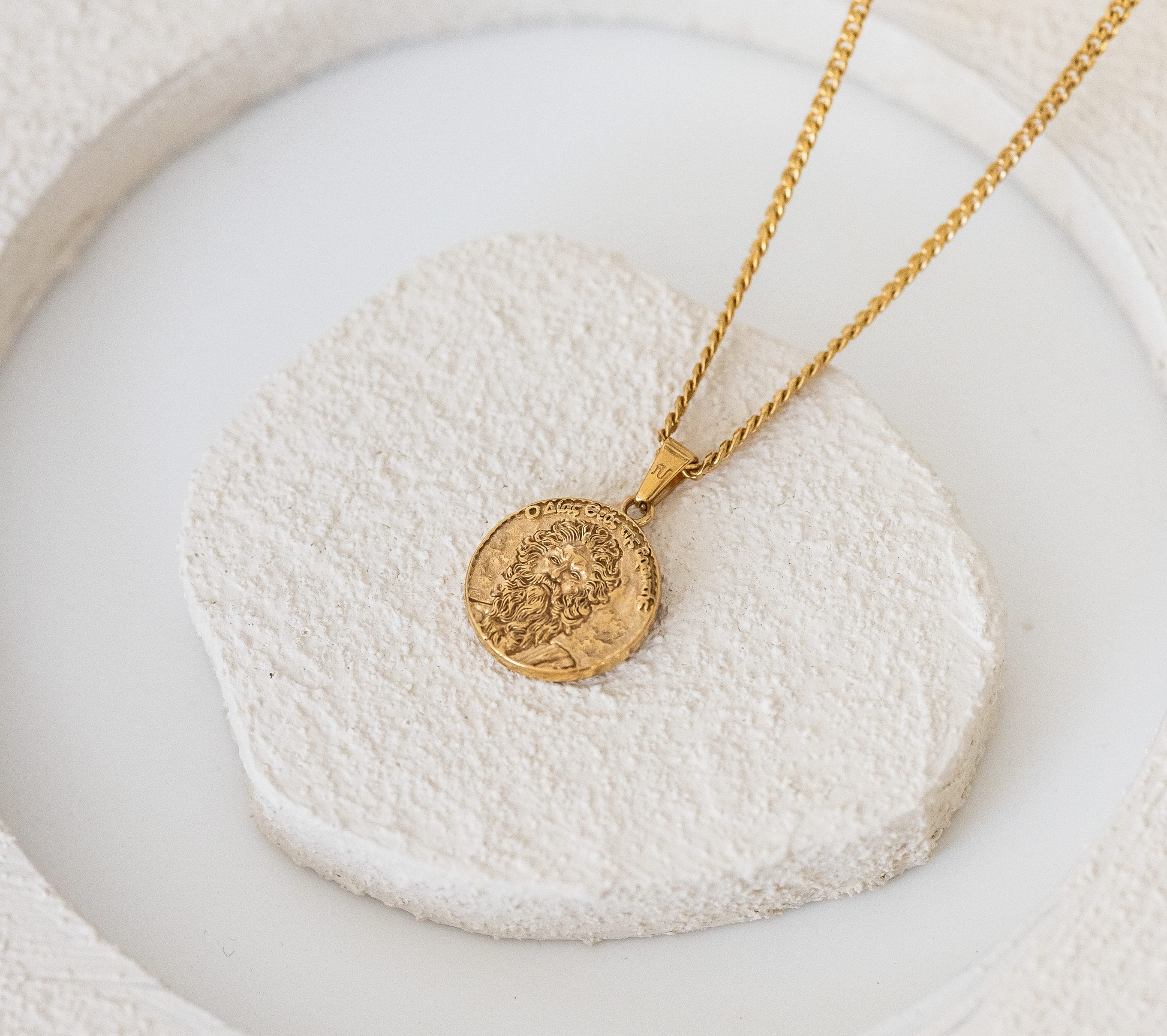 Zeus Gold Necklace