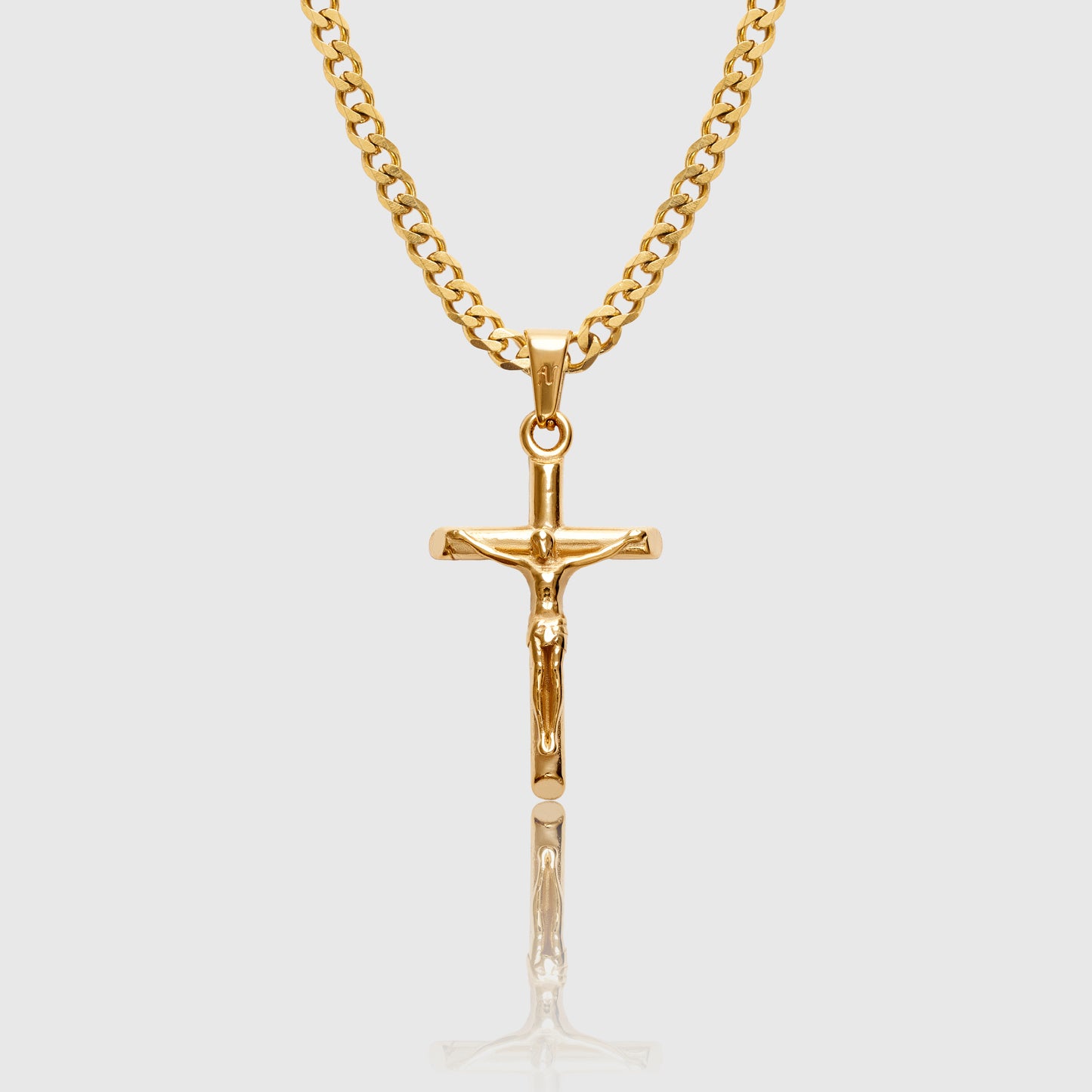 Gold cross necklace cross pendant