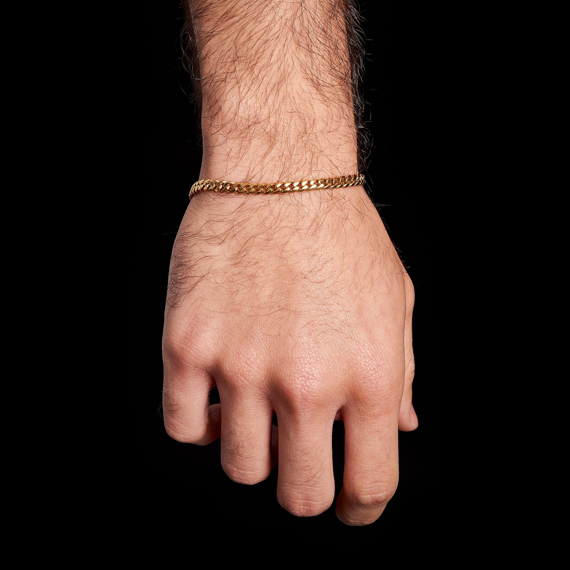 Mens Gold Bracelet 