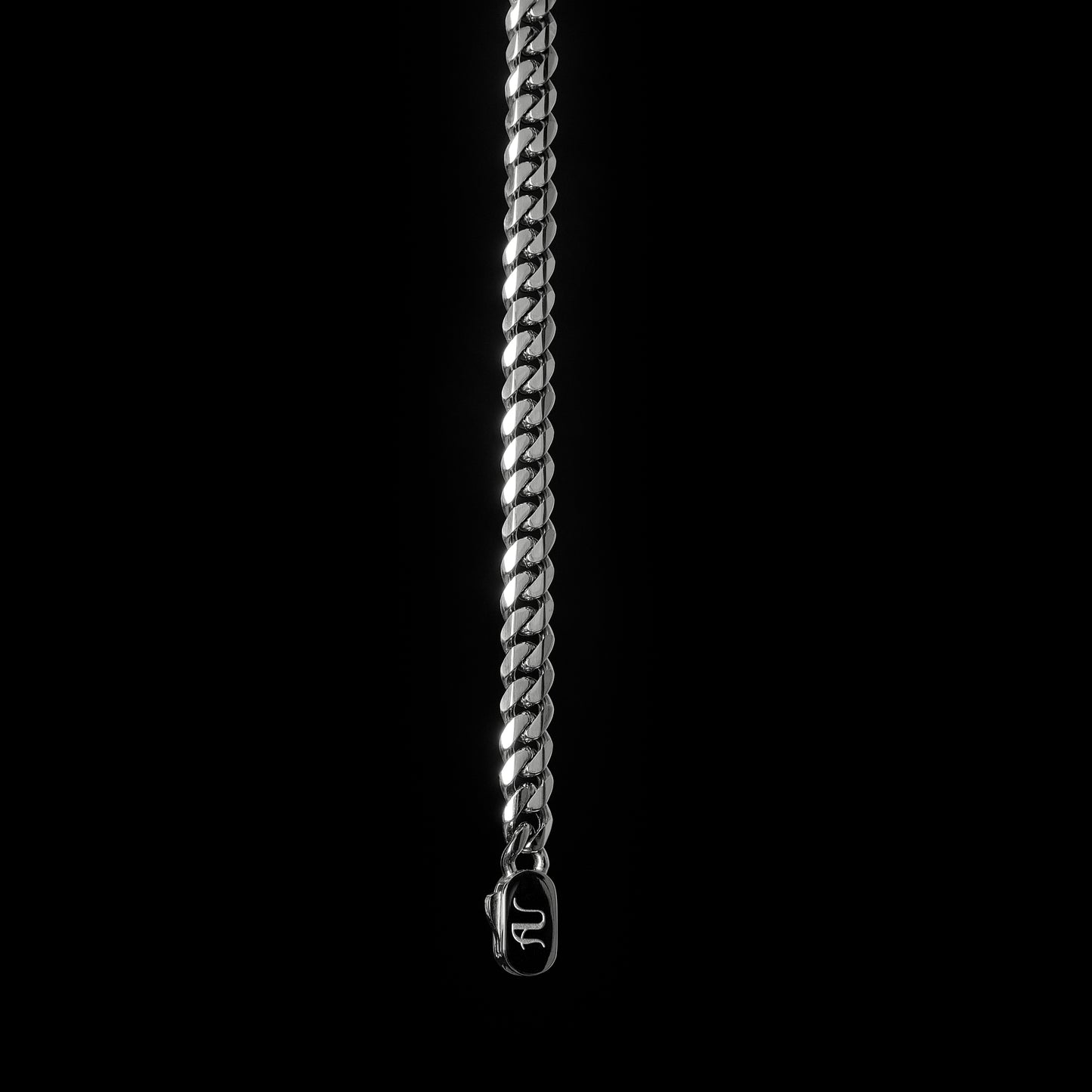 Silver Cuban Link Bracelet Men's Jewellery - Apollo Untold
