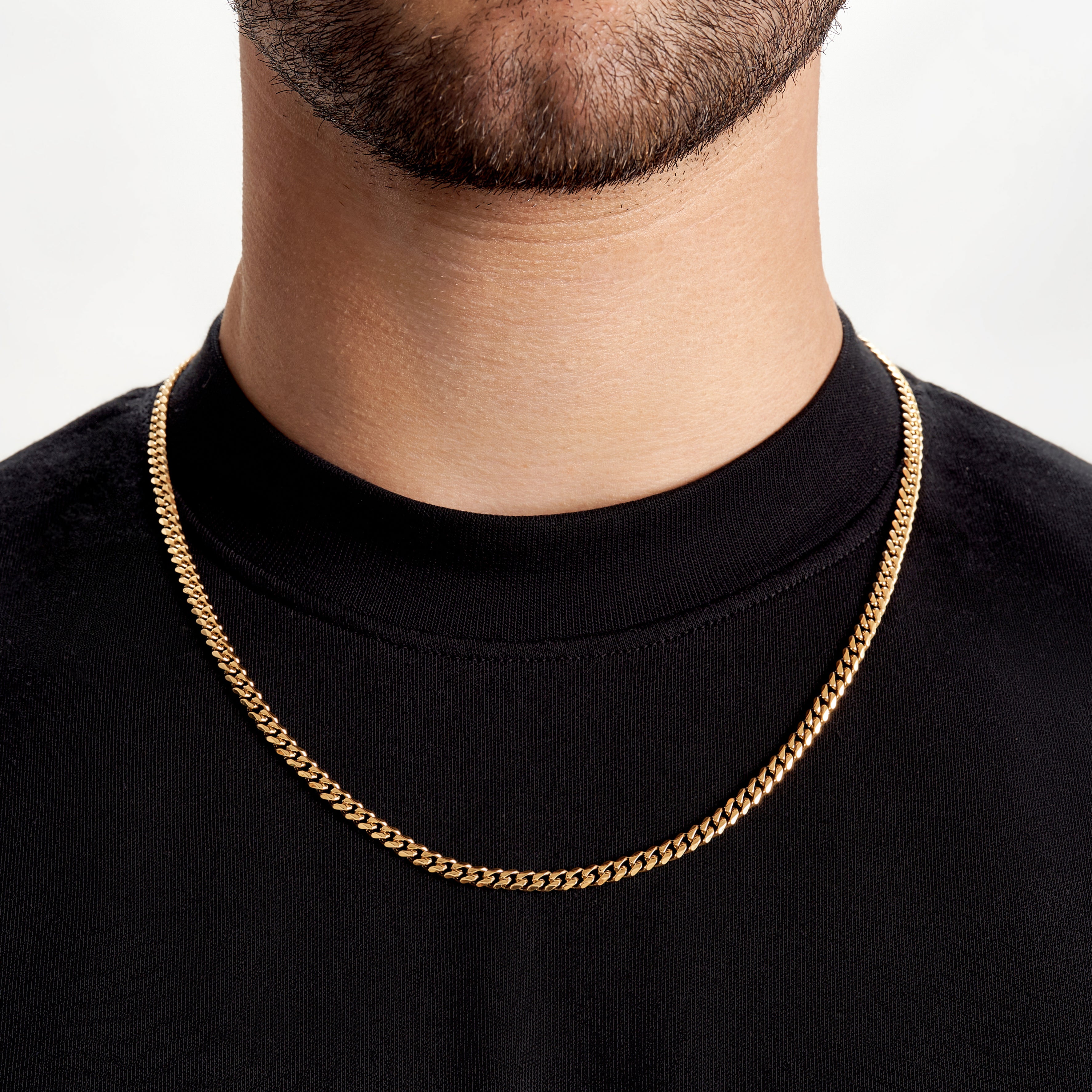 mens gold chains cuban link