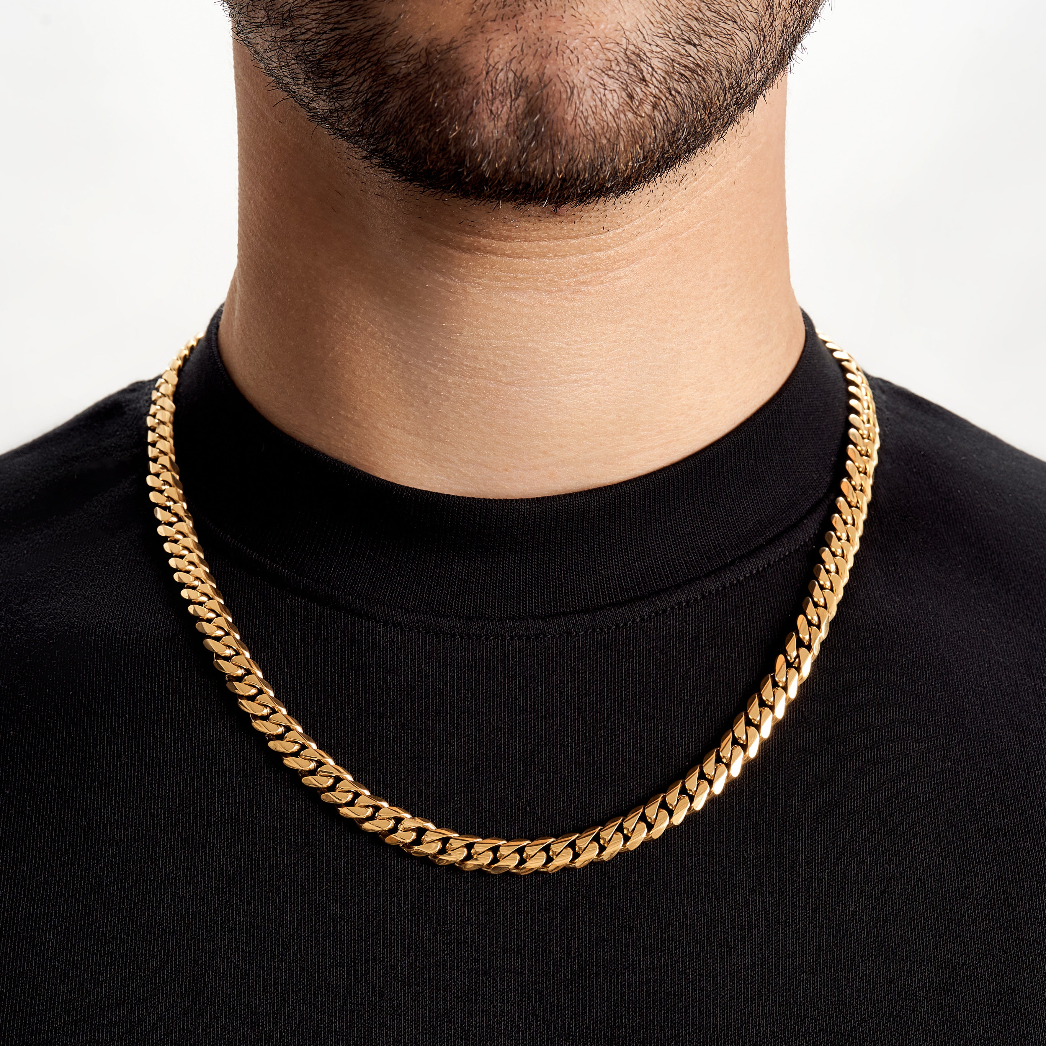 mens gold chains cuban link