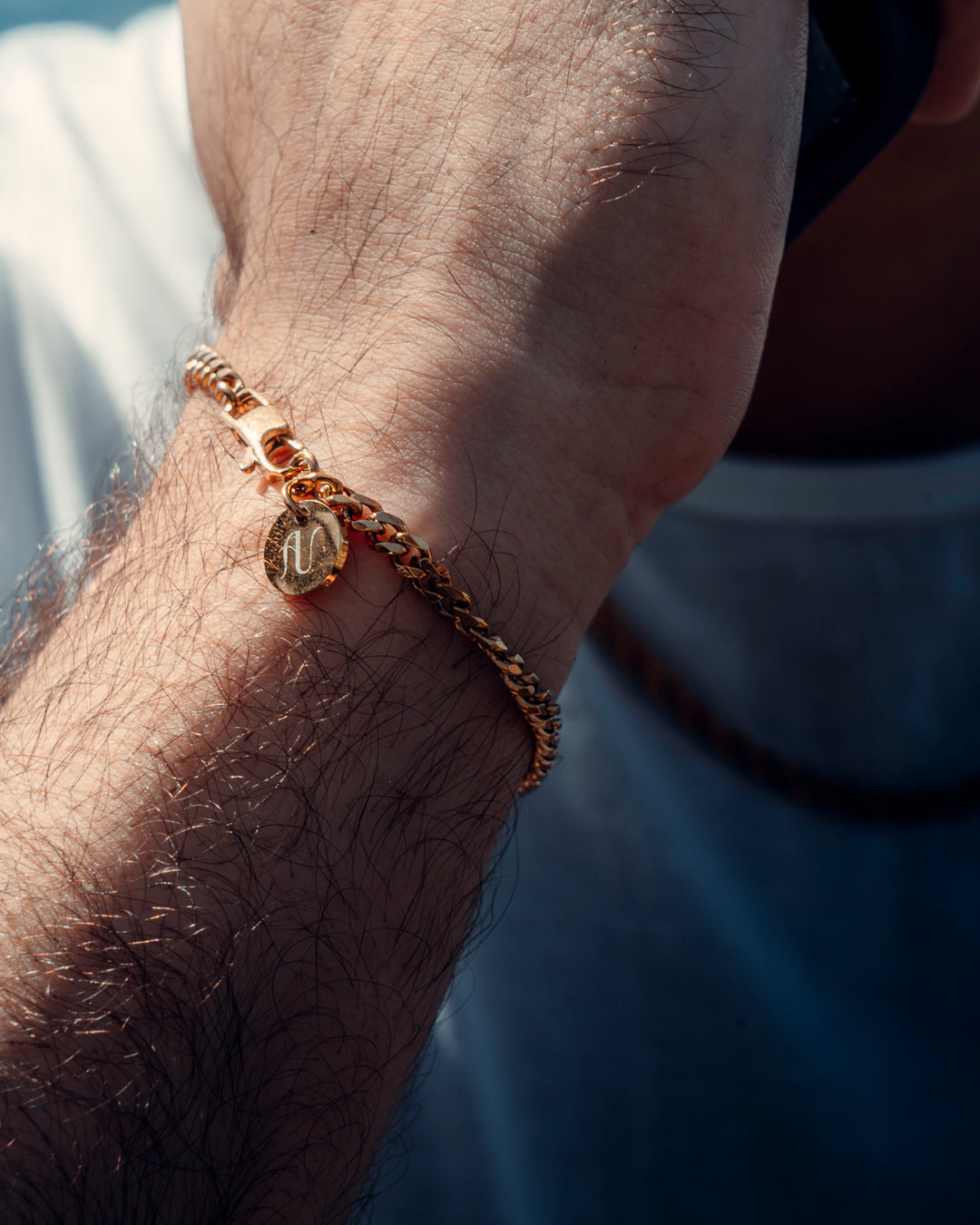 gold jewellery men's bracelets
