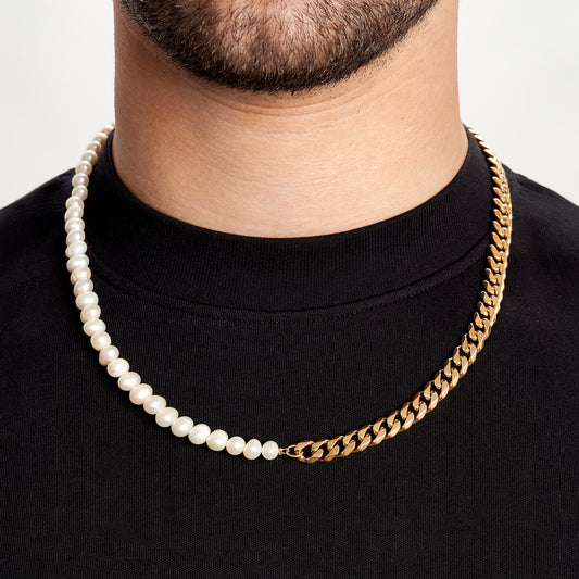 pearl mens necklace jewellery